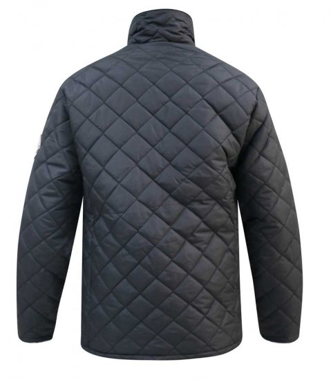 D555 Northcole Quilted Jacket Black - Μπουφάν - Aνδρικά μπουφαν μεγάλα μεγέθη