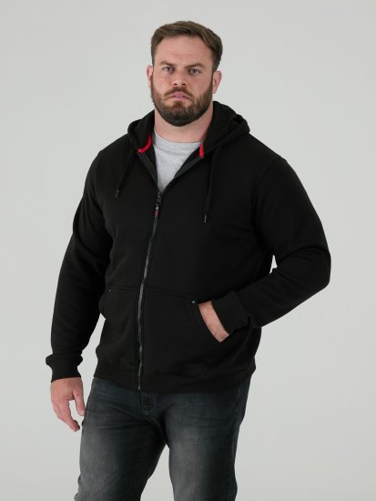 D555 Cantor Hoodie Black - φούτερ/Φούτερ με κουκούλα - φούτερ/Φούτερ με κουκούλα ανδρικά μεγάλα μεγέθη 