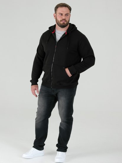 D555 Cantor Hoodie Black - φούτερ/Φούτερ με κουκούλα - φούτερ/Φούτερ με κουκούλα ανδρικά μεγάλα μεγέθη 