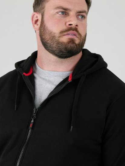 D555 Cantor Hoodie Black - φούτερ/Φούτερ με κουκούλα - φούτερ/Φούτερ με κουκούλα ανδρικά μεγάλα μεγέθη 