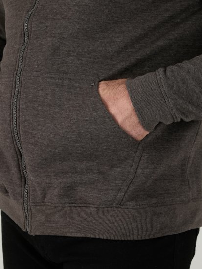 D555 Cantor Hoodie Grey - φούτερ/Φούτερ με κουκούλα - φούτερ/Φούτερ με κουκούλα ανδρικά μεγάλα μεγέθη 