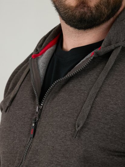 D555 Cantor Hoodie Grey - φούτερ/Φούτερ με κουκούλα - φούτερ/Φούτερ με κουκούλα ανδρικά μεγάλα μεγέθη 