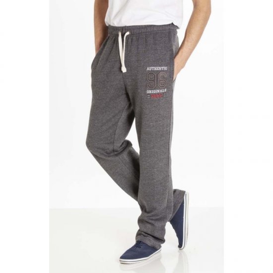 D555 Portland Sweatpants Charcoal - Αθλητικές φόρμες/σορτσάκια - Αθλητικές Φόρμες ανδρικεσ μεγάλα μεγέθη