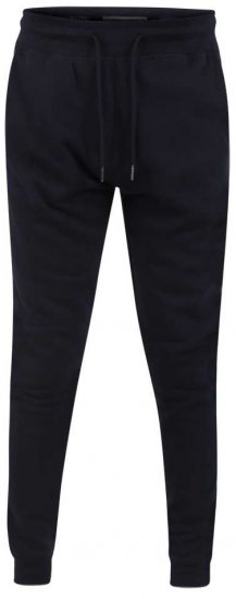 D555 Brandon Sweatpants with Tapered leg Navy - Αθλητικές φόρμες/σορτσάκια - Αθλητικές Φόρμες ανδρικεσ μεγάλα μεγέθη