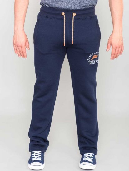 D555 Chilworth Open Hem Jogger Navy - Αθλητικές φόρμες/σορτσάκια - Αθλητικές Φόρμες ανδρικεσ μεγάλα μεγέθη