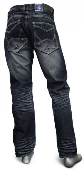 K.O. Jeans 1753 Dark Wash - Τζιν και παντελόνια - Aνδρικα τζιν παντελόνια μεγάλα μεγέθη