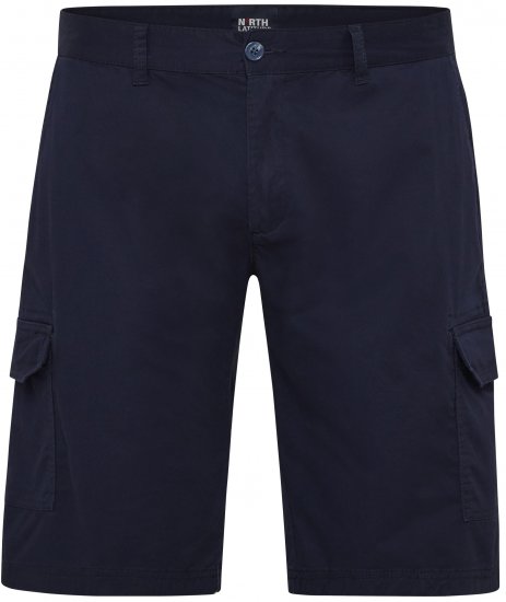 North Latitude 51133 cargo σορτς σε σκούρο μπλε - Σορτς - Aνδρικεσ βερμουδεσ μεγαλα μεγάλα μεγέθη