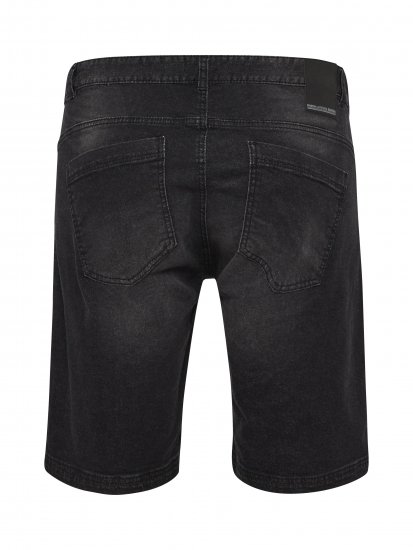 North Latitude 51336 denim σορτς σε μαύρο - Σορτς - Aνδρικεσ βερμουδεσ μεγαλα μεγάλα μεγέθη