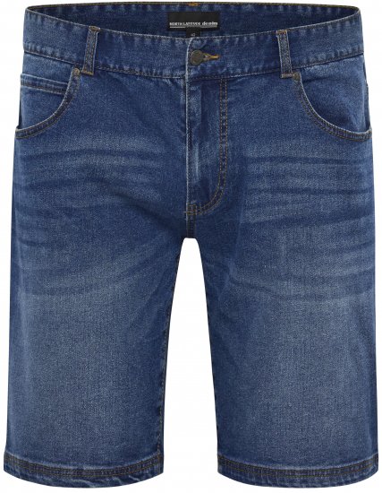 North Latitude 51336 denim σορτς σε μπλε - Σορτς - Aνδρικεσ βερμουδεσ μεγαλα μεγάλα μεγέθη