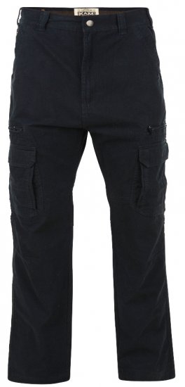 Kam Jeans Cargo pants Black TALL SIZES - ΑΝΔΡΙΚΑ ΡΟΥΧΑ MT-6XLT - Μεγέθη TALL