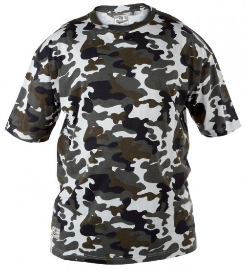 Duke Camo T-shirt Storm - Μακό μπλουζάκια - Aνδρικά μπλουζεσ μεγάλα μεγέθη