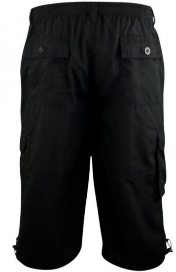 D555 Mason Cargo Shorts Black - Σορτς - Aνδρικεσ βερμουδεσ μεγαλα μεγάλα μεγέθη