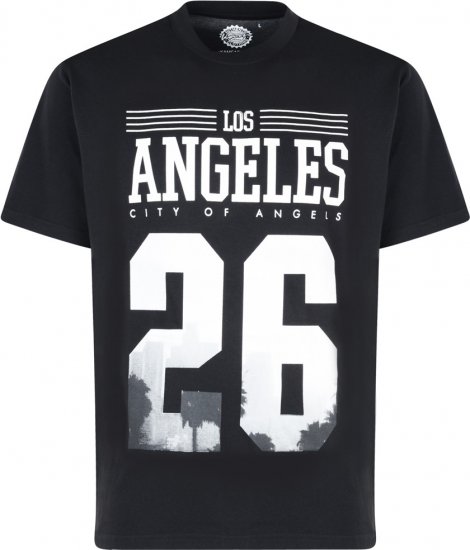 Kam Jeans LA T-shirt - Μακό μπλουζάκια - Aνδρικά μπλουζεσ μεγάλα μεγέθη