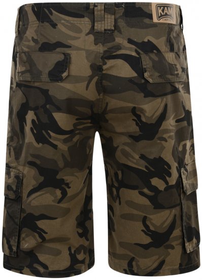 Kam Jeans Cargo Twill Camo Shorts - Σορτς - Aνδρικεσ βερμουδεσ μεγαλα μεγάλα μεγέθη