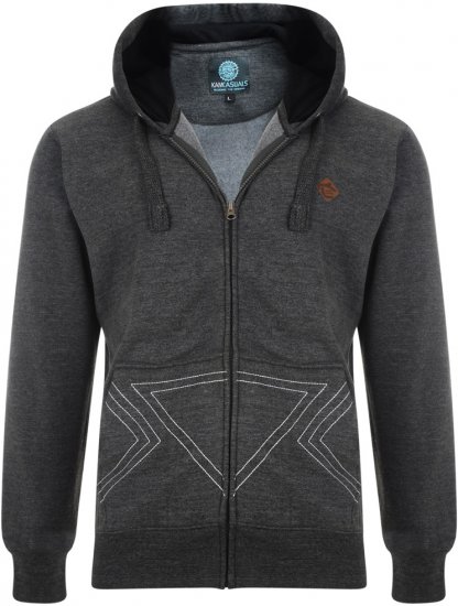 Kam Jeans Eagle Print Hoody - φούτερ/Φούτερ με κουκούλα - φούτερ/Φούτερ με κουκούλα ανδρικά μεγάλα μεγέθη 