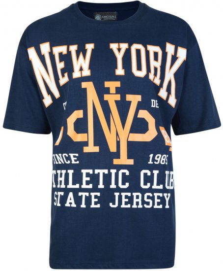 Kam Jeans Twin Pack NY - Μακό μπλουζάκια - Aνδρικά μπλουζεσ μεγάλα μεγέθη