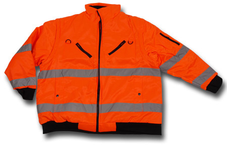 Marc & Mark Hi-Vis Work-jacket/vest Orange - Ρούχα εργασίας - Aνδρικά ρούχα εργασίας μεγάλα μεγέθη