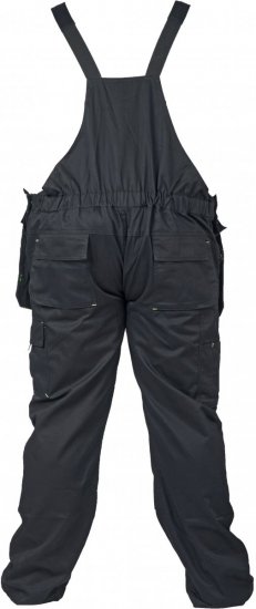 Marc & Mark Work-bib Black - Ρούχα εργασίας - Aνδρικά ρούχα εργασίας μεγάλα μεγέθη