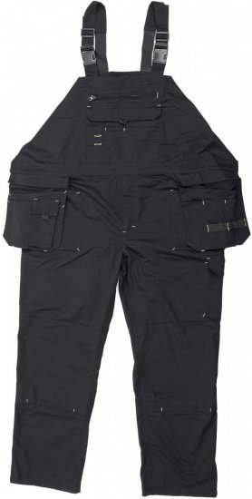 Marc & Mark Work-bib Black - Ρούχα εργασίας - Aνδρικά ρούχα εργασίας μεγάλα μεγέθη
