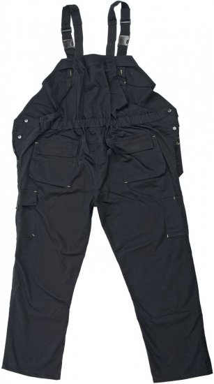 Marc & Mark Work-bib Black - Ρούχα εργασίας - Aνδρικά ρούχα εργασίας μεγάλα μεγέθη