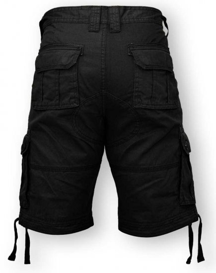 D555 Jarrod Cargo Short Black - Σορτς - Aνδρικεσ βερμουδεσ μεγαλα μεγάλα μεγέθη