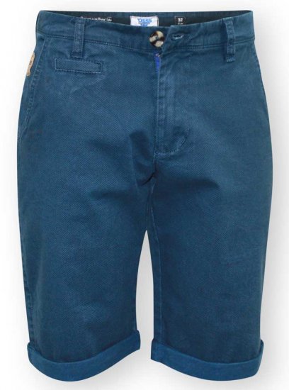 D555 Bruce Chino Short Blue - Σορτς - Aνδρικεσ βερμουδεσ μεγαλα μεγάλα μεγέθη