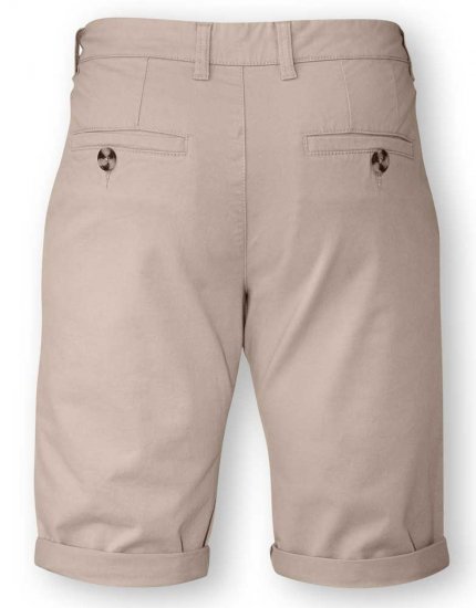 D555 COLTEN Stretch Cotton Chino Short Beige - Σορτς - Aνδρικεσ βερμουδεσ μεγαλα μεγάλα μεγέθη