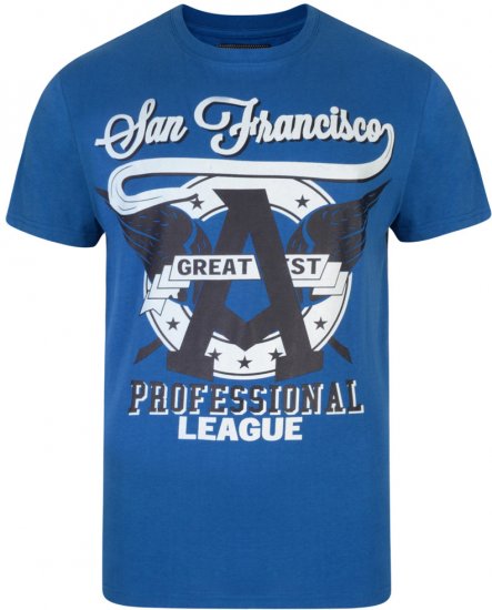 Kam Jeans San Francisco State 2-pack T-shirt - Μακό μπλουζάκια - Aνδρικά μπλουζεσ μεγάλα μεγέθη