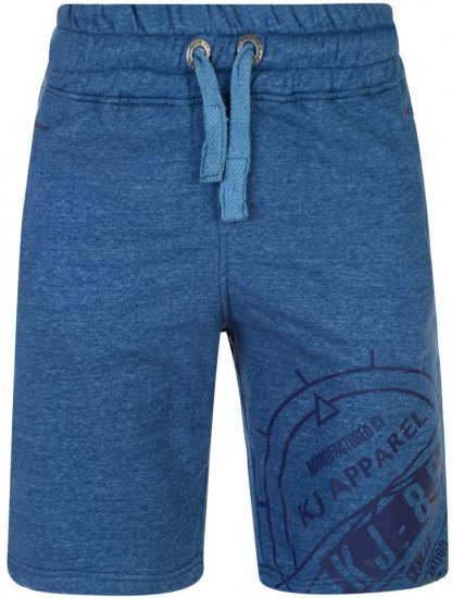 Kam Jeans 302 Fashion Sweat Shorts Blue - Αθλητικές φόρμες/σορτσάκια - Αθλητικές Φόρμες ανδρικεσ μεγάλα μεγέθη