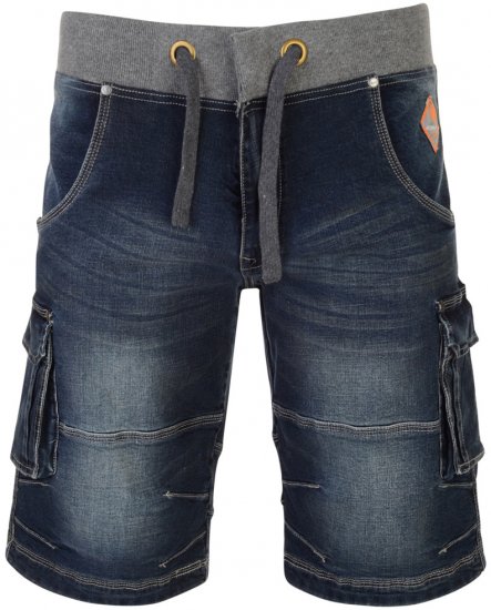 Kam Jeans Dito Denim Shorts Dark Used - Σορτς - Aνδρικεσ βερμουδεσ μεγαλα μεγάλα μεγέθη