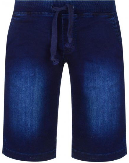 Kam Jeans Knitted Denim Shorts - Σορτς - Aνδρικεσ βερμουδεσ μεγαλα μεγάλα μεγέθη