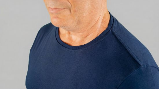 20 Nodi Mezzogiorno Sports T-Shirt Navy - Μακό μπλουζάκια - Aνδρικά μπλουζεσ μεγάλα μεγέθη