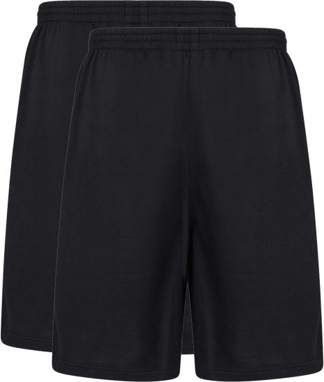 Motley Denim Jogger shorts Black 2-pack - Αθλητικές φόρμες/σορτσάκια - Αθλητικές Φόρμες ανδρικεσ μεγάλα μεγέθη
