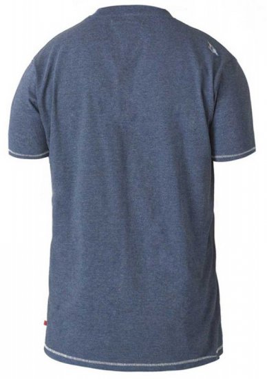 D555 RUEBEN NY City Print T-Shirt Denim - Μακό μπλουζάκια - Aνδρικά μπλουζεσ μεγάλα μεγέθη