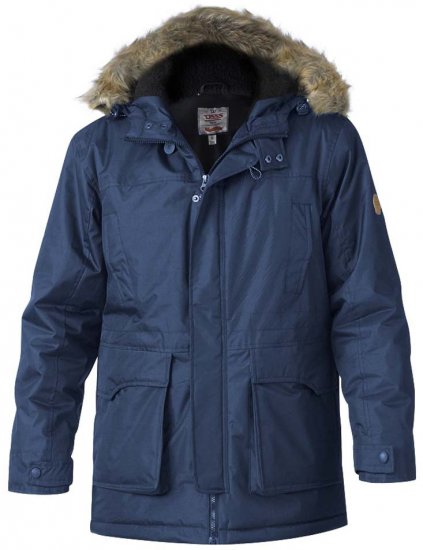 D555 Lovett Parka Navy - Μπουφάν - Aνδρικά μπουφαν μεγάλα μεγέθη