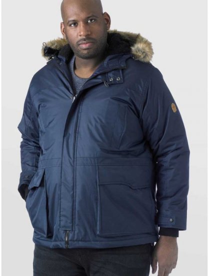 D555 Lovett Parka Navy - Μπουφάν - Aνδρικά μπουφαν μεγάλα μεγέθη