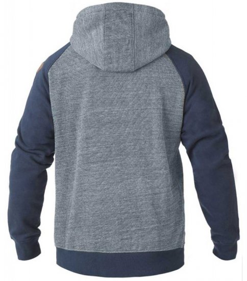 D555 Cristiano Hoodie Blue/Navy - φούτερ/Φούτερ με κουκούλα - φούτερ/Φούτερ με κουκούλα ανδρικά μεγάλα μεγέθη 