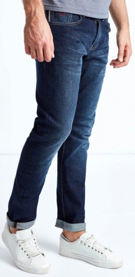 Mish Mash Lot XX Dark Stretch Straight Fit - Τζιν και παντελόνια - Aνδρικα τζιν παντελόνια μεγάλα μεγέθη