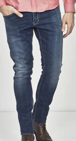 Mish Mash Milton Mid Blue - Τζιν και παντελόνια - Aνδρικα τζιν παντελόνια μεγάλα μεγέθη