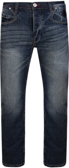 Kam Jeans Ramires Dark - Τζιν και παντελόνια - Aνδρικα τζιν παντελόνια μεγάλα μεγέθη