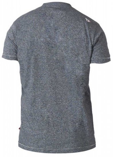D555 Lorne T-shirt Grey Twist - Μακό μπλουζάκια - Aνδρικά μπλουζεσ μεγάλα μεγέθη