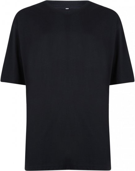 Motley Denim V-neck T-shirt Black - Μακό μπλουζάκια - Aνδρικά μπλουζεσ μεγάλα μεγέθη