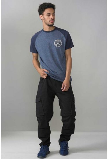 D555 Spencer T-shirt Navy - Μακό μπλουζάκια - Aνδρικά μπλουζεσ μεγάλα μεγέθη