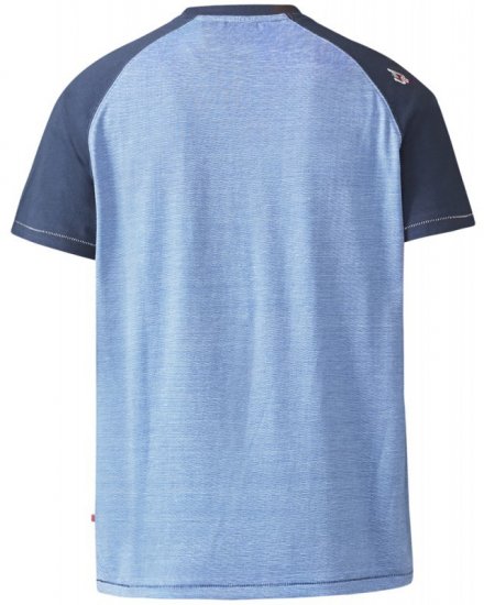 D555 Gunner T-shirt Blue - Μακό μπλουζάκια - Aνδρικά μπλουζεσ μεγάλα μεγέθη