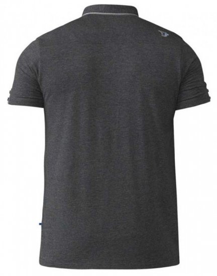 D555 Hogan Polo Charcoal - Πόλο μπλουζάκια - Aνδρικά μπλουζακια πολο μεγάλα μεγέθη