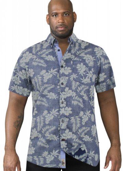 D555 Oswald Short Sleeve Hawaii Shirt - Πουκάμισα - Aνδρικά πουκαμισα μεγαλα μεγάλα μεγέθη