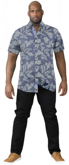 D555 Oswald Short Sleeve Hawaii Shirt - Πουκάμισα - Aνδρικά πουκαμισα μεγαλα μεγάλα μεγέθη