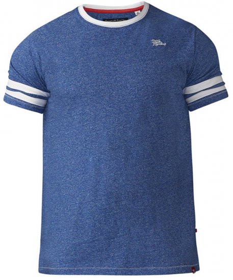 D555 Ignite T-shirt Blue - Μακό μπλουζάκια - Aνδρικά μπλουζεσ μεγάλα μεγέθη