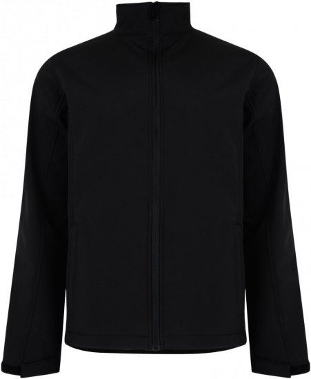 Kam Jeans 438 Soft-Shell Black - Μπουφάν - Aνδρικά μπουφαν μεγάλα μεγέθη