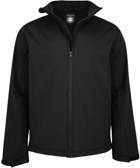 Kam Jeans 438 Soft-Shell Black - Μπουφάν - Aνδρικά μπουφαν μεγάλα μεγέθη